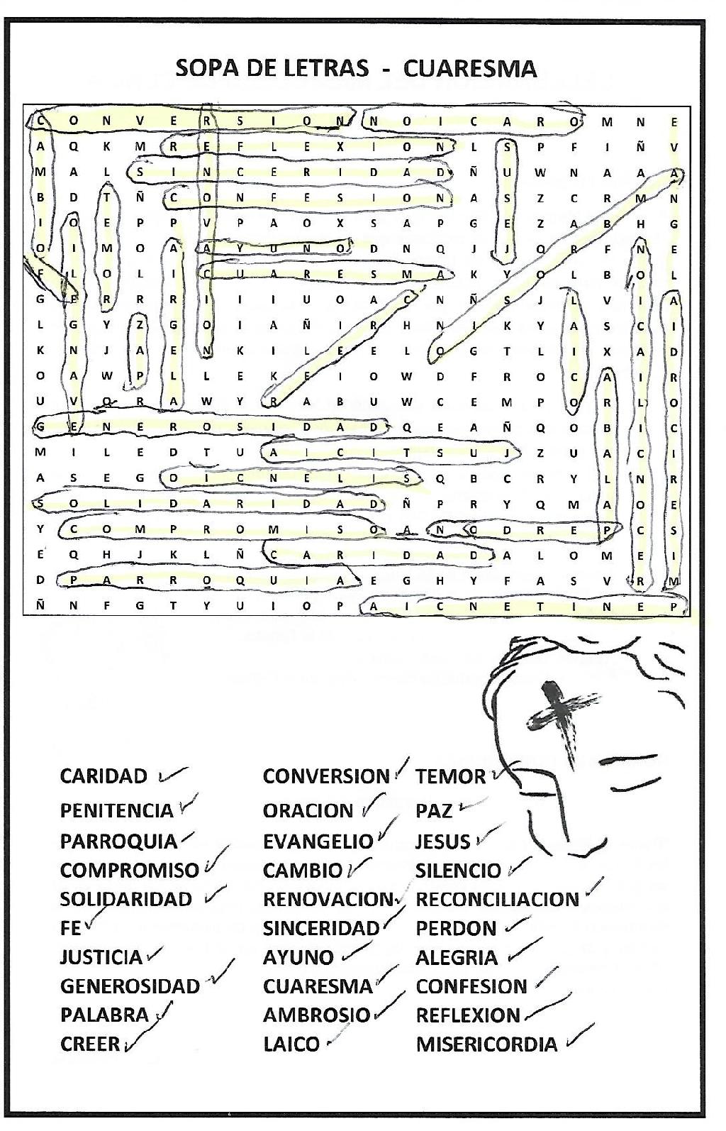 sopa de letras